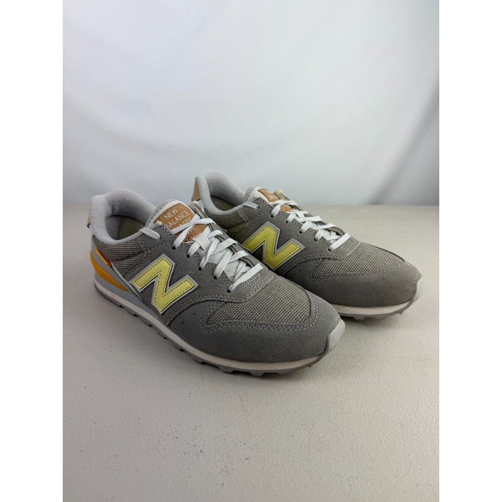 New Balance Classic 996 Womens Shoe Grey Yellow WL996CPC Retro Sneaker Sz 7.5